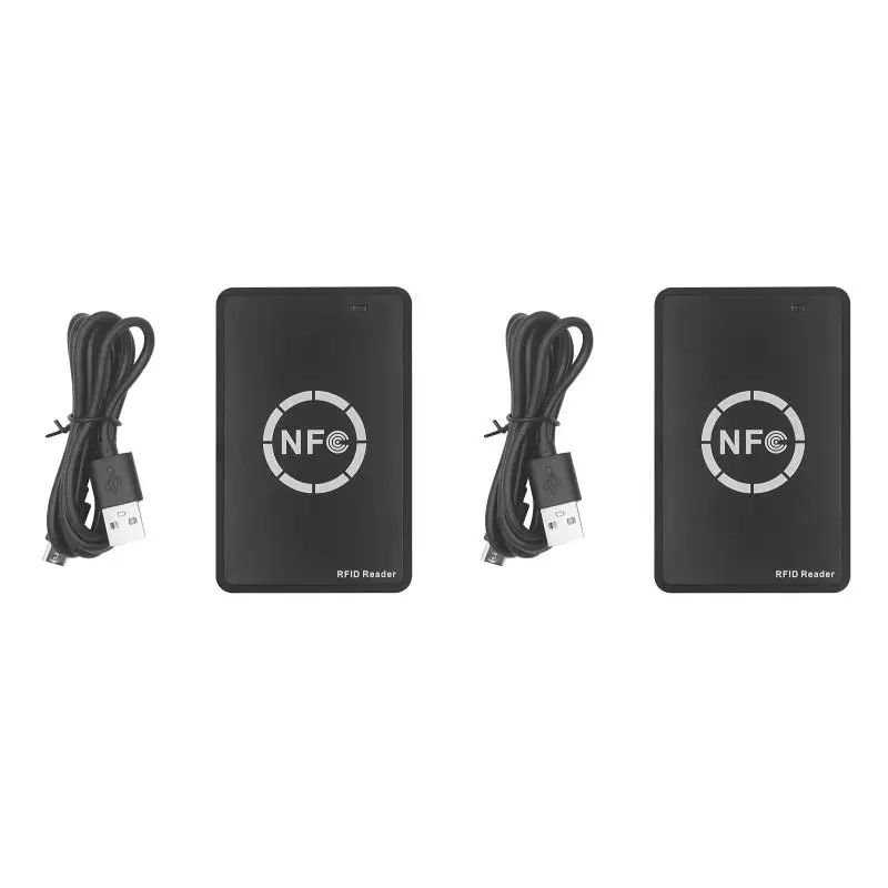 2PackX(RFID NFC Smart Chip Reader/Writer 125KHZ 13.56MHZ Copier RFID Duplicator Tag Copy Clone ID IC Key Badge Copy)