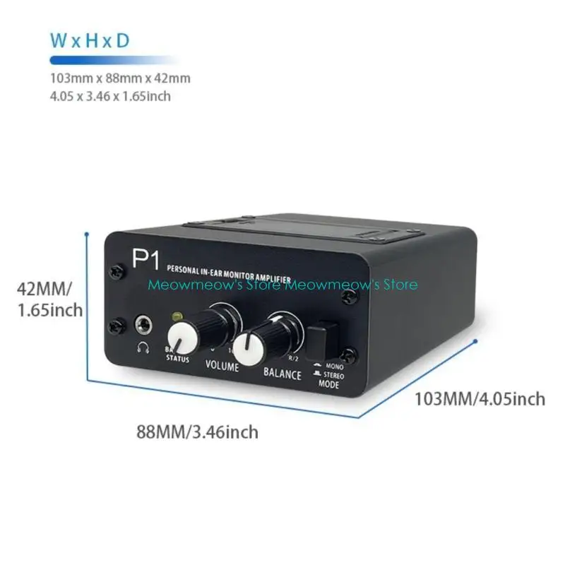 مضخم صوت W91A يمكن الاعتماد عليه داخل الأذن مع جودة صوت واضحة لفناني الاستوديو ومعدات هندسة الصوت الحية