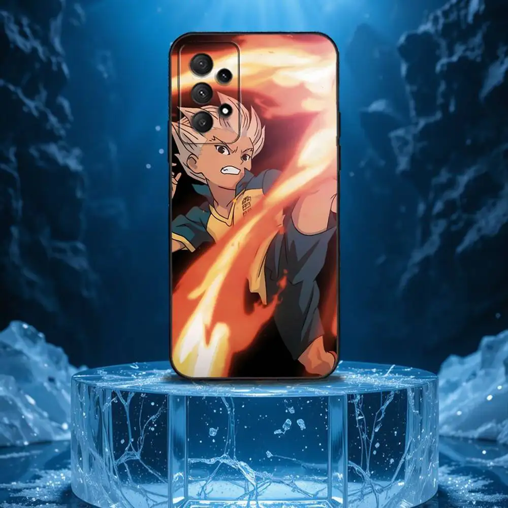 حافظة هاتف كرة القدم InazumaS Eleven 11 لهاتف سامسونج جالاكسي A13، A21s، A22، A31، A32، A52، A53، A71، A80، غلاف أسود ناعم #6