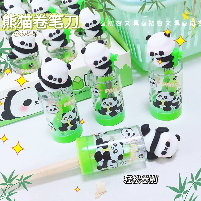 Cute Panda Sharpener For Pencil Creative Item back to school Kawaii Stationery School Supplies Accessories stationery