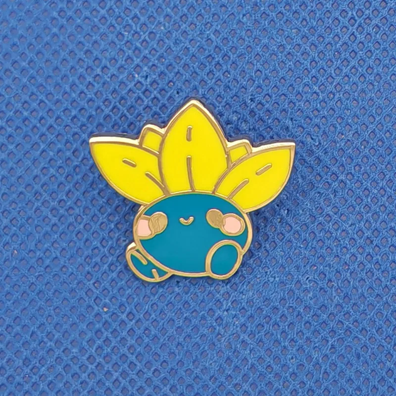 kawaii Radish Pokemon Anime Enamel Lapel Pin Collect Badge Cute Children Gift Jewelry Adorn Backpack Hat Collar Brooches