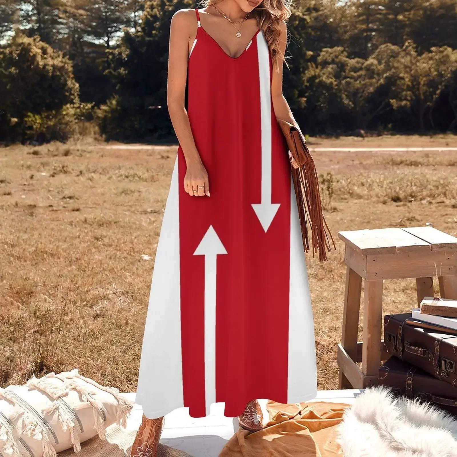 Stylish 60s Mod Arrows | Mondrian Sleeveless Dress women's dresses luxury Prom gown Dress