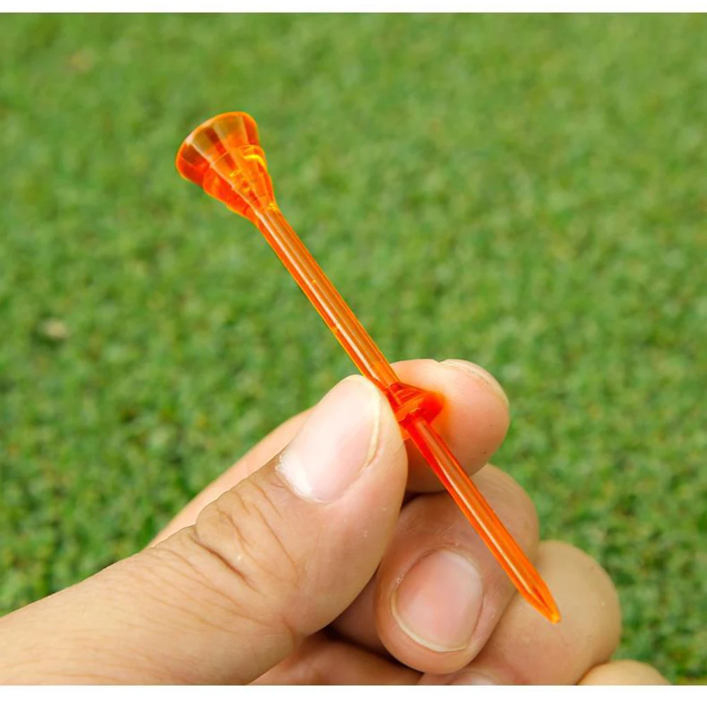 PGM Plastic Golf Tee Ball Holder Round Cup Shaped Spike Head Durable Resistant To Hitting Golf Accessories For Golfer 30 pcs/box