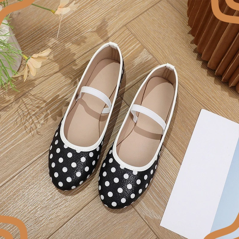 Classic Women's Mary Jane Shoes Retro Round Toe Flat Shoes for Woman Sweet Lolita Casual Shoe Designer Shoes Zapatos De Mujer