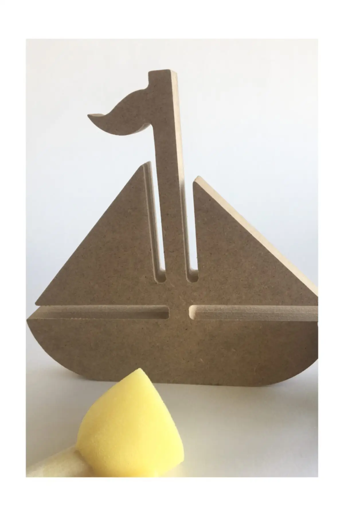 Hout Schilderen Set-Zeilboot