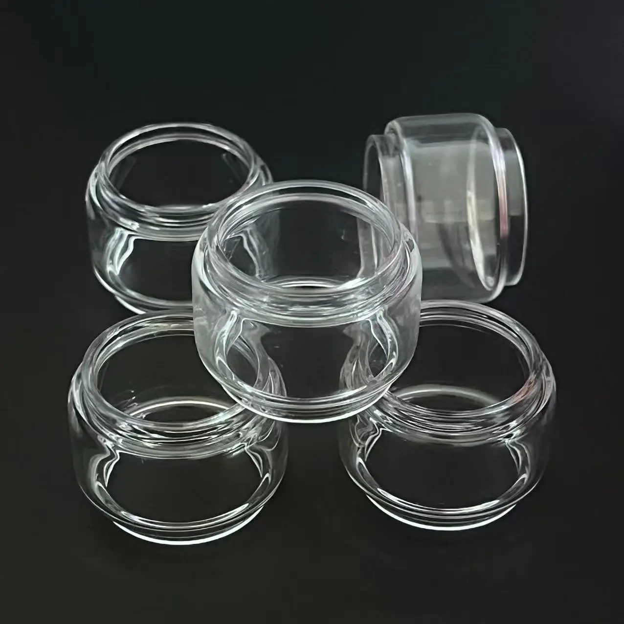 5PCS Bubble Glass Tube For Aegis legend with Alpha Cerberus Aero Mesh Tank Zeus Sub Ohm Tank Blitzen RTA Glass Tank Container