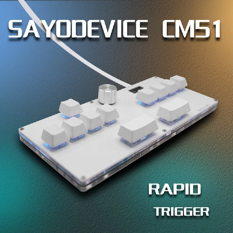 Custom Gaming Keyboard With Rapid Trigger Rhythm Game Keypad Precision Response Controller For Rhythm Music Gaming On Desktop Pc