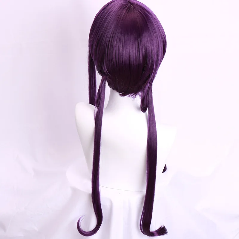 "Karakurijun Hana-kun" Akane Kui Anime Peruca cosplay em forma de círculo roxo