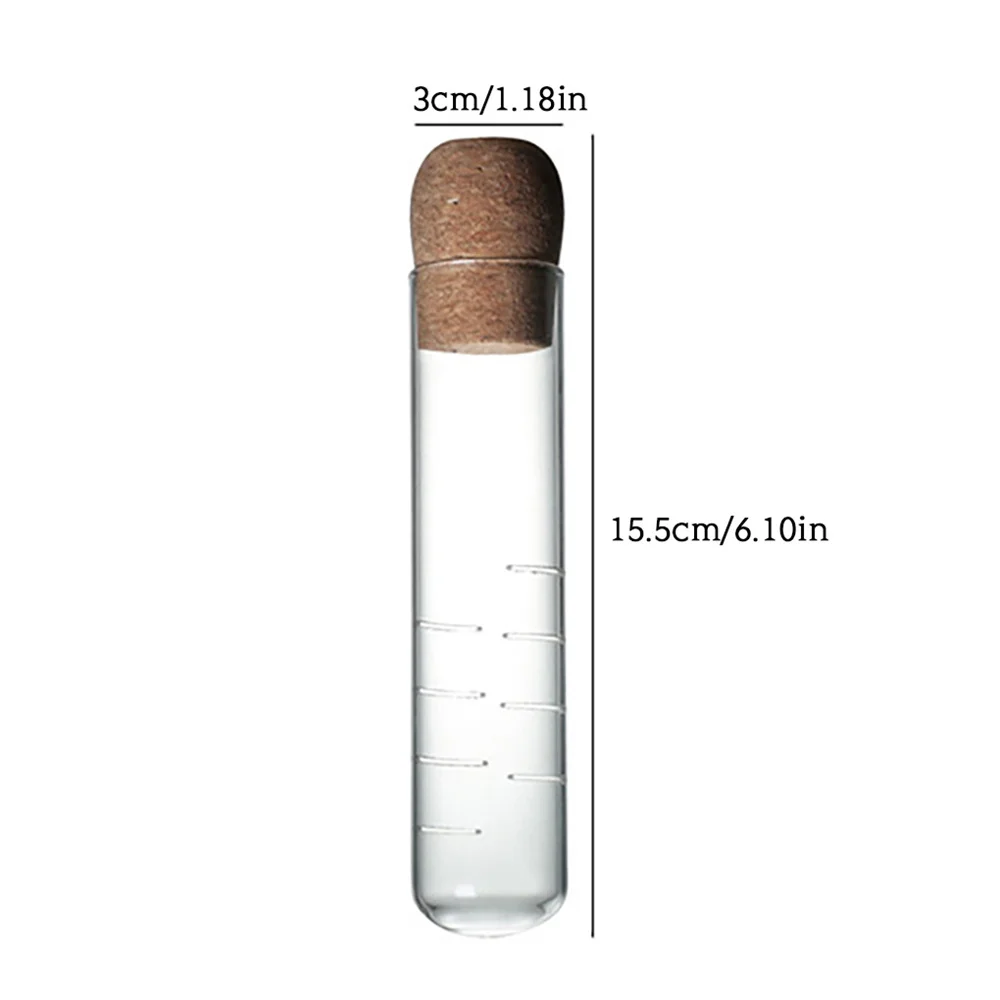 1 قطعة مصفاة شاي زجاجية مع غطاء من الفلين، فلتر شفافة فضفاضة على شكل أوراق شجر مع غطاء من الفلين لأكواب الشاي والأكواب والشاي