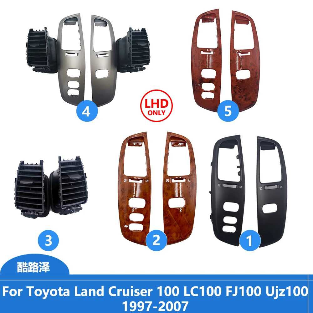 Ruili84 For Toyota Land Cruiser 100 LC100 FJ100 Ujz100 2003-2007 Car LHD Interior air vent outlet  Dashboard Air Vent Panel