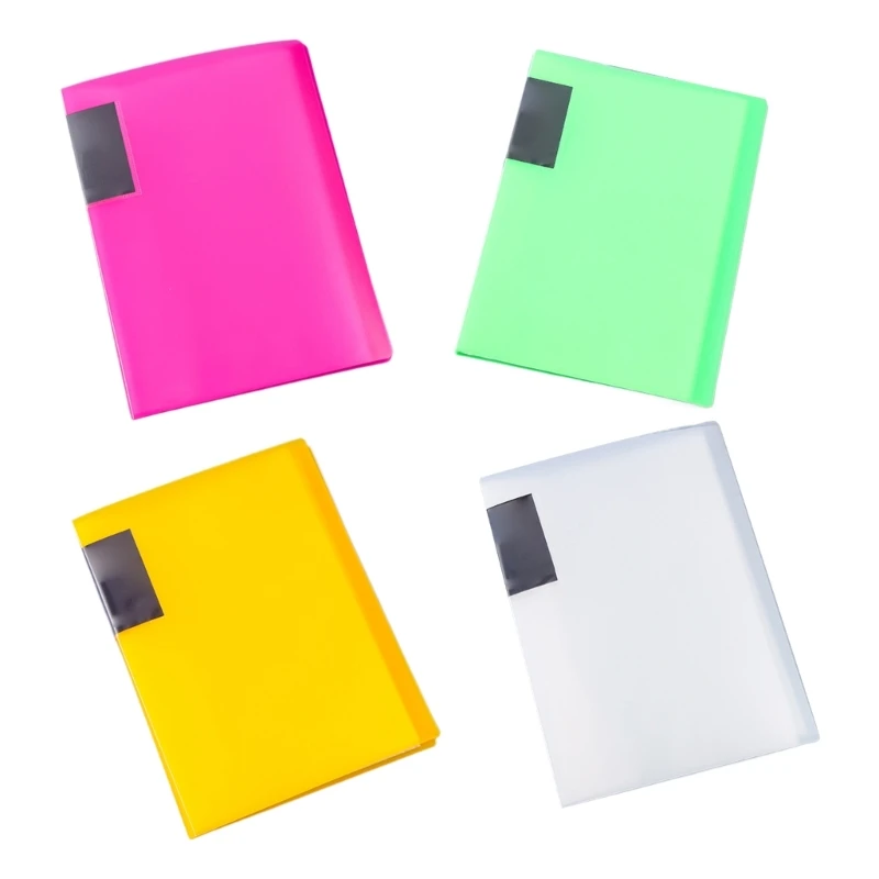 

File Folder Document Folder with Plastic Sleeves, Presentation Project Folder Y9RF