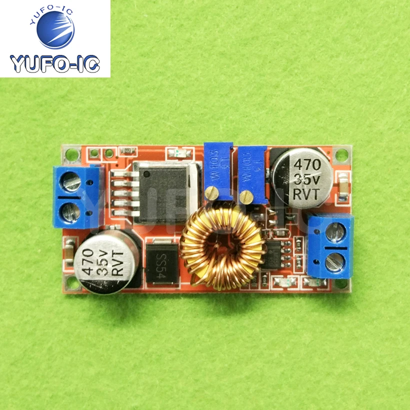 1PCS The Constant-Current Constant-Voltage 5A Lithium-Ion Batteries Charge LED Driver Buck Constant Current Power Supply Module