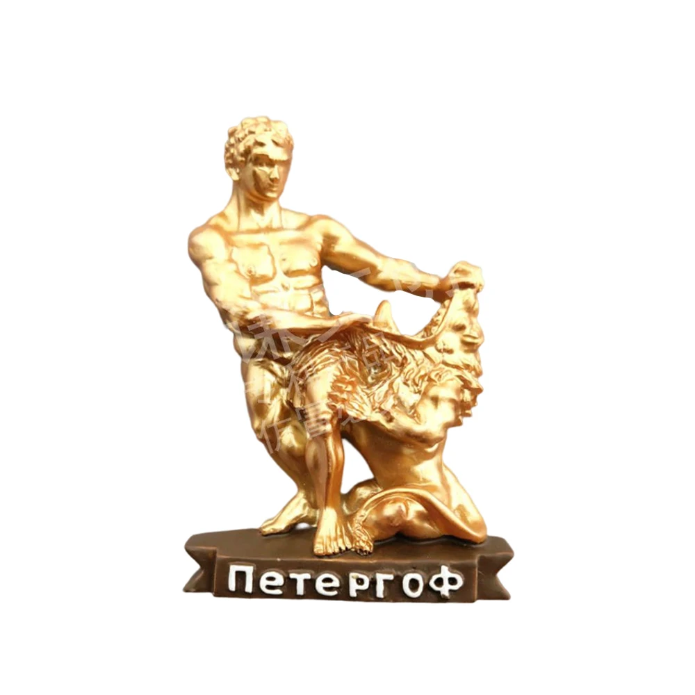 3D Resin Personality Russia St. Petersburg Fridge Magnet Design Refrigerator Stickers Tourist Souvenirs Home Kitchen Decoration