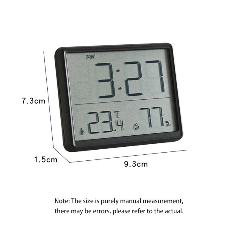 Xiaomi LCD Digital Thermometer Hygrometer Alarm Clock Temperature Humidity Display Magnetic Mounted Clock Indoor High Precision