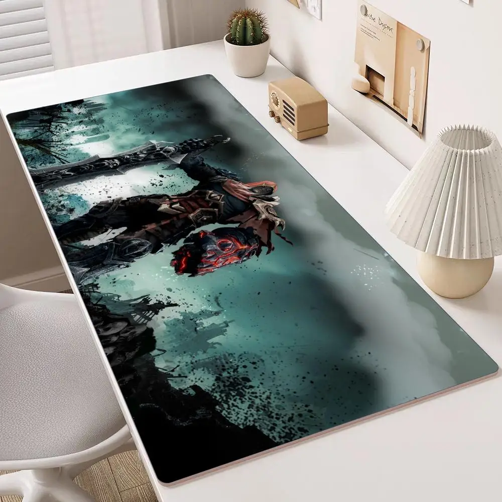 

Коврик для мыши Game Darksiders, несколько размеров, большие квадратные коврики для компьютера, офиса, игрового стола, резиновые противоскользящие коврики для мыши