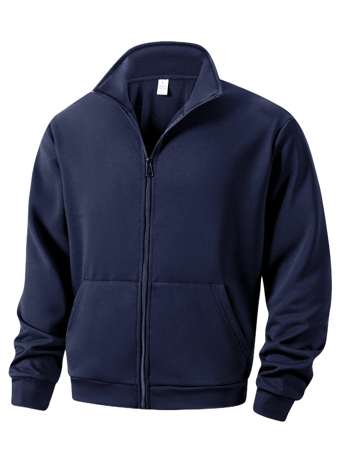 Męskie bluzy jesienne z długim rękawem, kurtka zapinana na zamek, męska kurtka sportowa outdoorowa, dopasowany krój, wiatroodporny płaszcz, odzież męska.