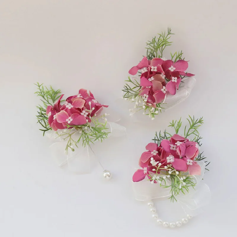 Boutonniere e pulso Corsag, Fontes Do Casamento, Flower Art Simulação, Celebração De Negócios, Abrindo Os Convidados, 430