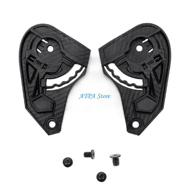 

U13C Adjustable Motorbike Full Face Helmets Bottom Support Mounting Base for NEVA Skiing Skateboarding Biking Activities 2pcs