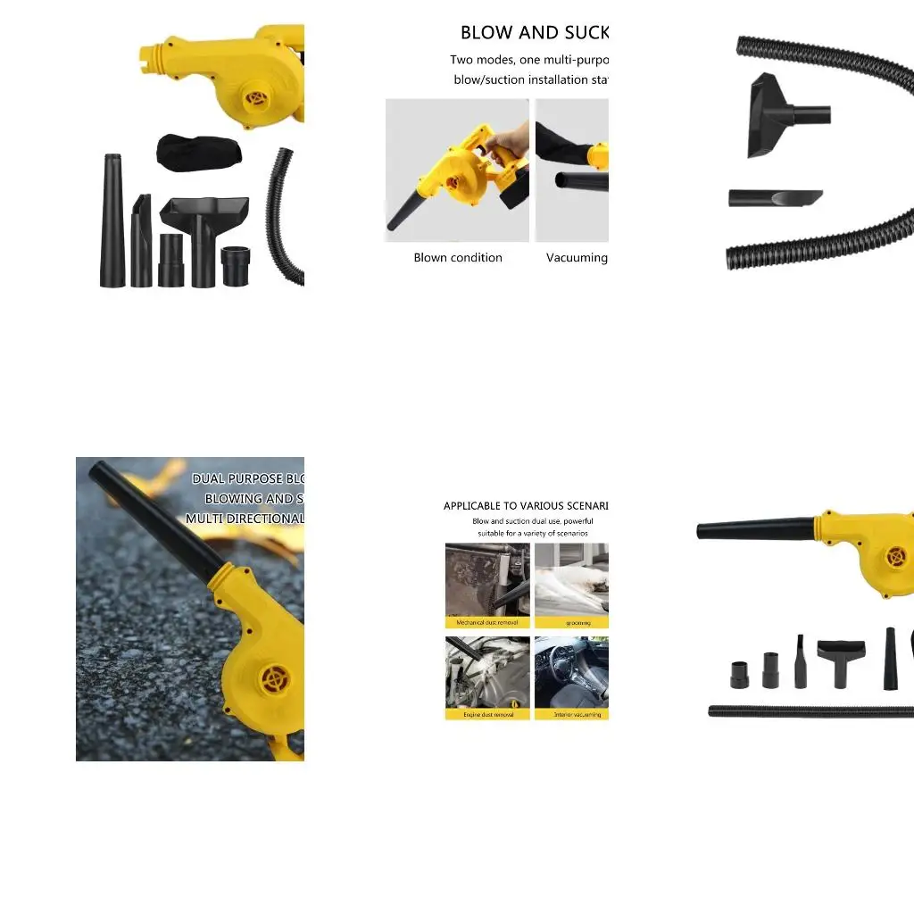 

Беспроводной воздуходувка и пылесосы 2 в 1, пылесборник, 20000 об/мин, воздуходувка для сбора листьев, для аккумулятора 18 В