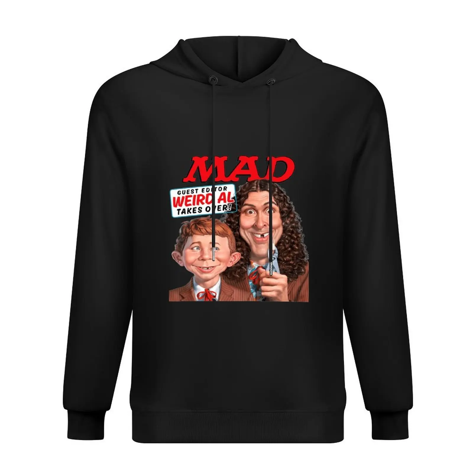 

MAD Guest Editor Weird Al Takes Over Classic Hoodie men's coat autumn japanese style men wear hoodie oversize