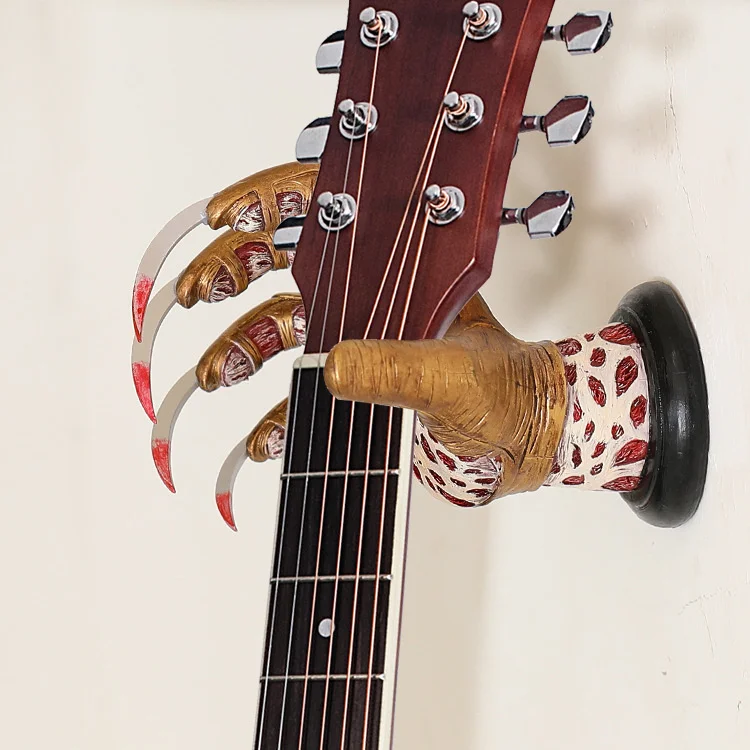 

Key Holder Wall Death Grip Item Wall Hanger Wall Mount Guitar Hanger Hook Non-slip Holder Stand Monster Hand Guitar Grip Hanger