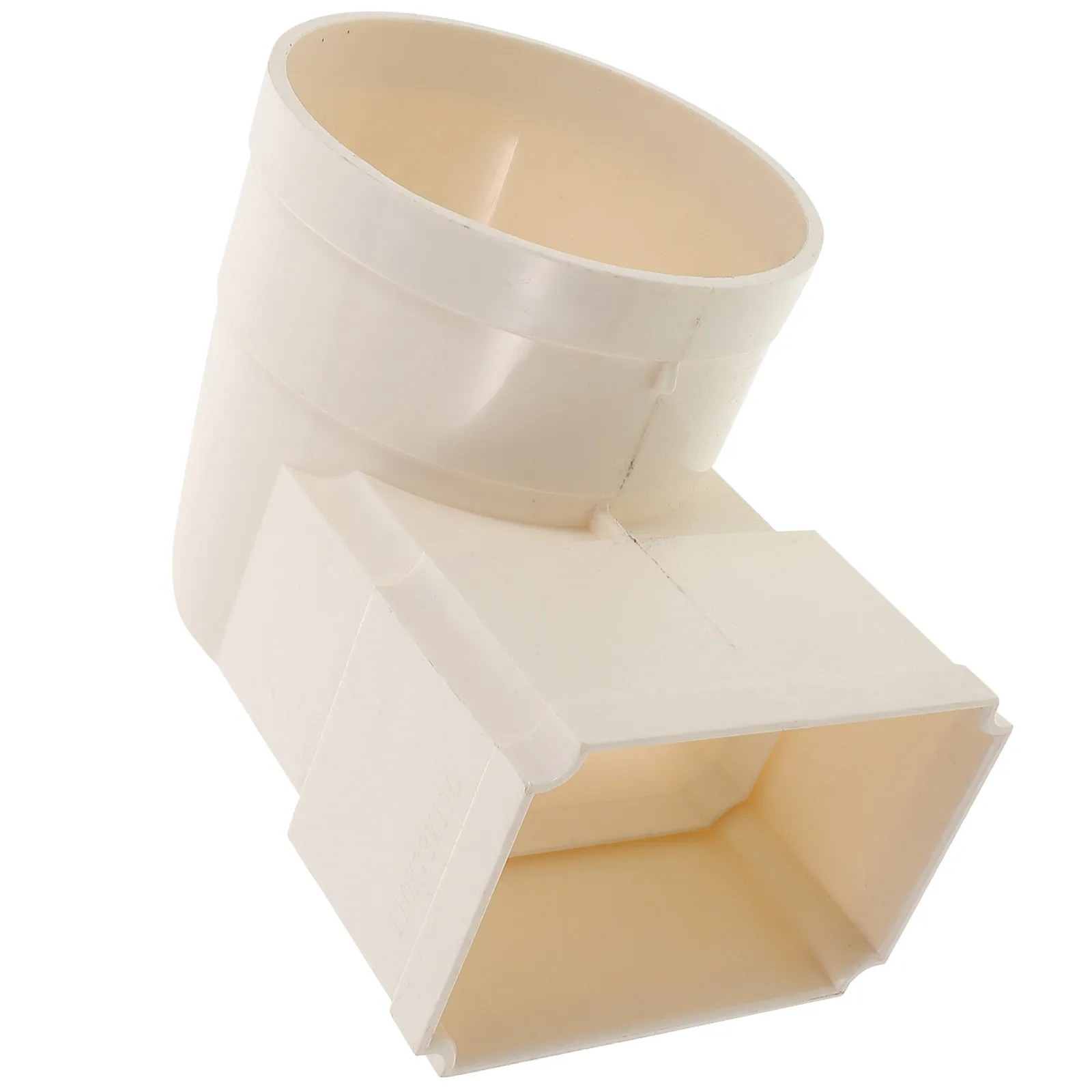 PVC Square Rain Gutter Downspout Elbow Connector Multi Functional Drainage System for Home Villa Rain Water Collector System