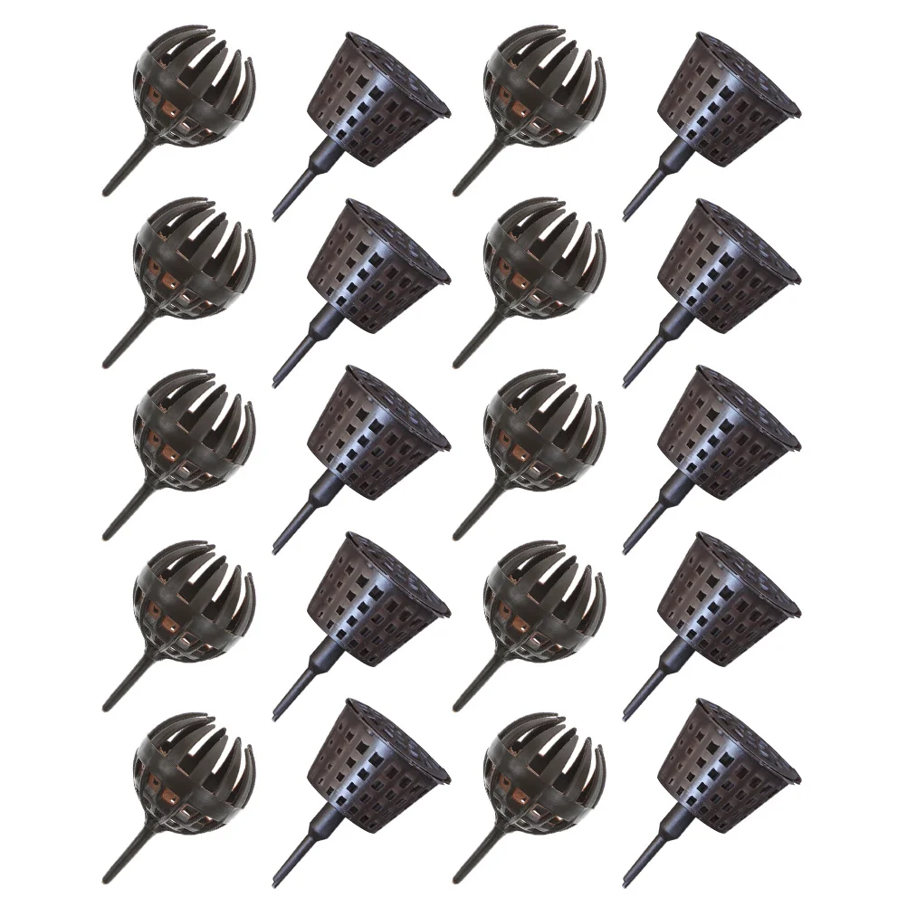 

20 pcs Fertilizer Box Plastic Bonsai Fertilization Container Gardening Accessories Planting Holder Windproof Durable Cover