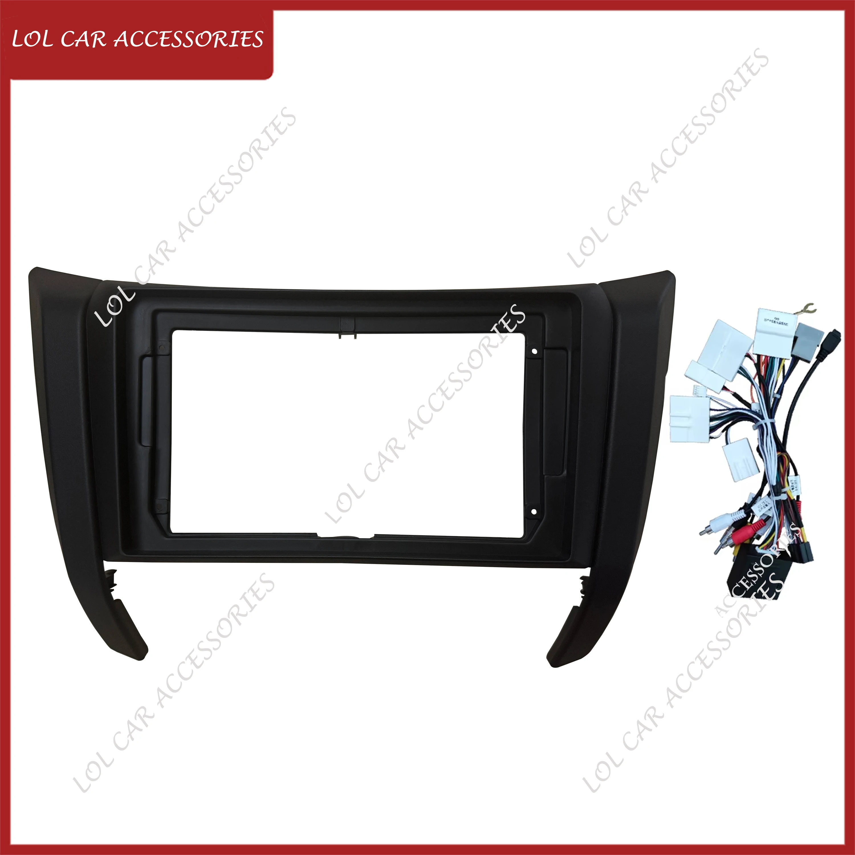 9 Inch For NISSAN Navara NP300 Frontier 2017-2019 Car Radio Stereo Android MP5 GPS Player 2Din Head Unit Fascia Panel Dash Frame