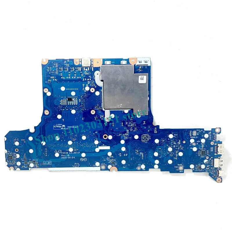 

For Acer AN515-55 Laptop Motherboard LA-J871P W/SRH8Q I7-10750H CPU Mainboard NBQ7M11002 N18P-G61-MP2-A1 GTX1650 100%Tested Good