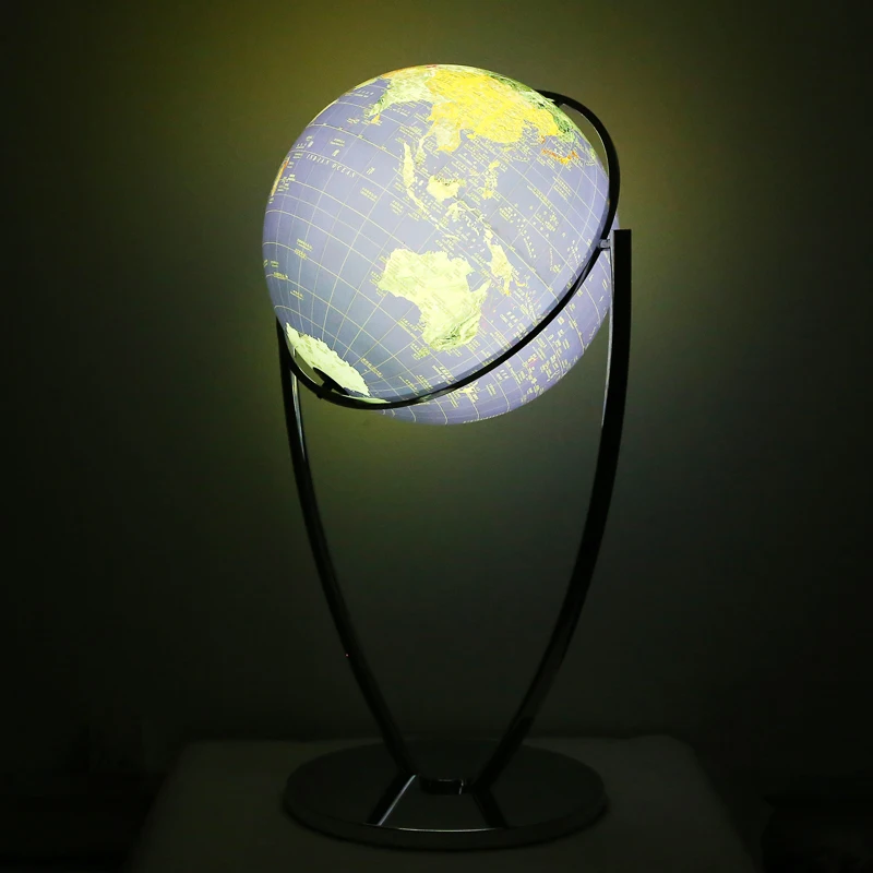 GY 100cm Large Terrestrial Globe Oversized Large HD 50cm Stereo Floor-Standing Decorations Ornaments