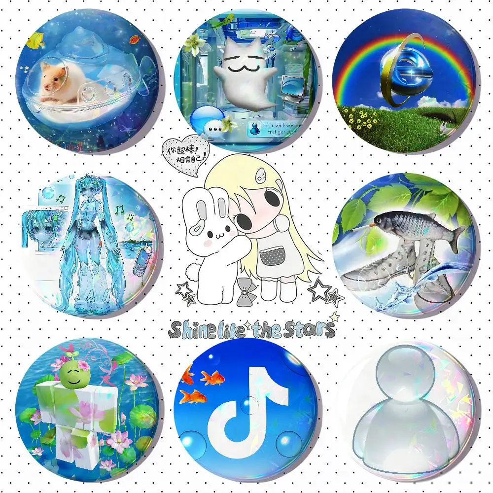 Anime O-Oshi No-K-Ko Badge Pins For Friend, Backpack, Clothing, Collectible Accessories, Jewelry Gift