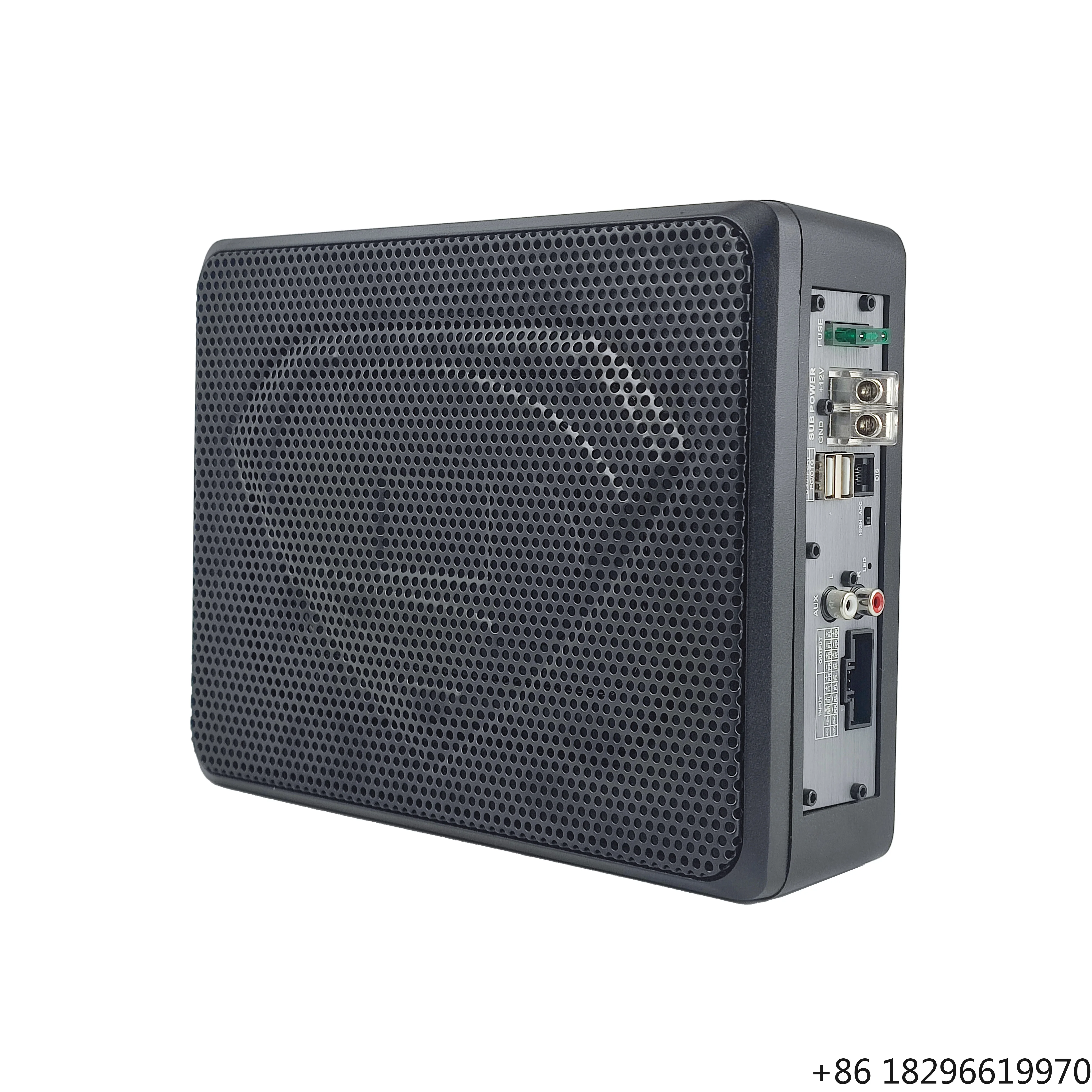 

69 Inch DSP Slim Underseat Car Subwoofer 50W RMS 4 Channel 4.1 Channel Active Bass Speaker
