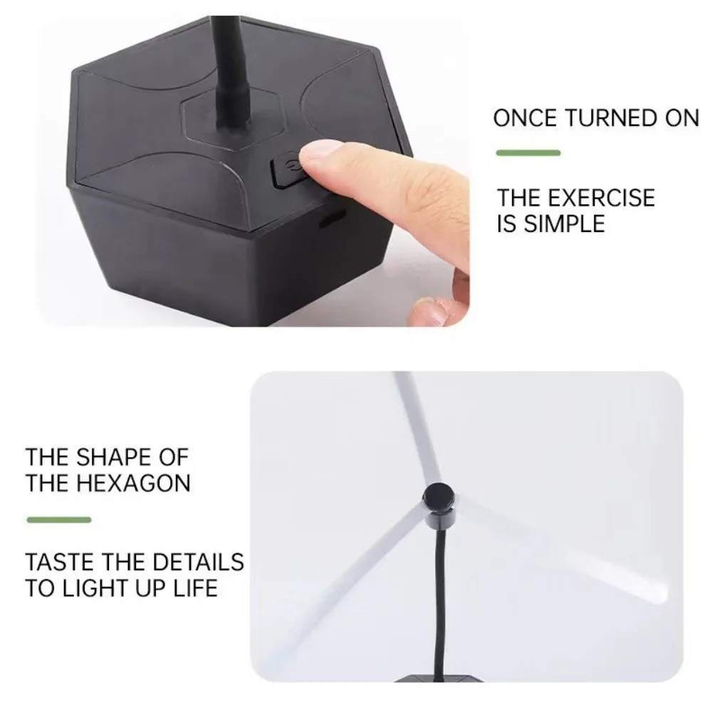 USB Rechargeable Fly Repellent Fan Portable Multi-Functional Insect Repellent Fan Safe Soundless Fly Fans for Food Home