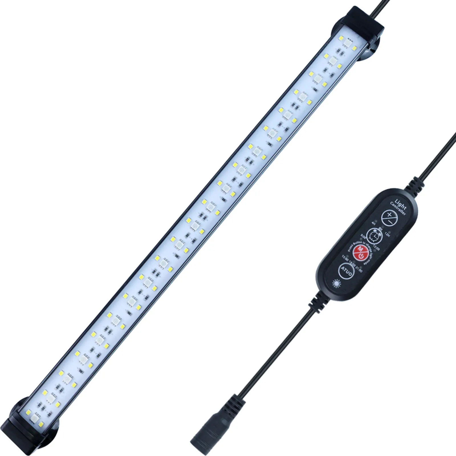 

24/7 Освещение Полный спектр Аквариум Свет Восход Солнца Светодиодный светильник для аквариума Тропические рыбы Добавка растений Свет Пейзаж