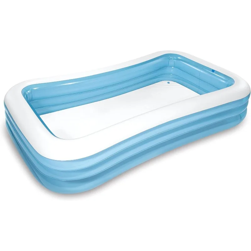 58484EP Piscina familiar inflable Swim Center: 277 galones de capacidad – 120" x 72" x 22" - Azul
