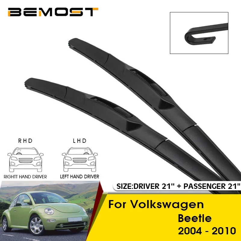 

Car Wiper Blades For Volkswagen Beetle 2004-2010 Windshield Windscreen Front Window Blades 21"+21" Car Accessories