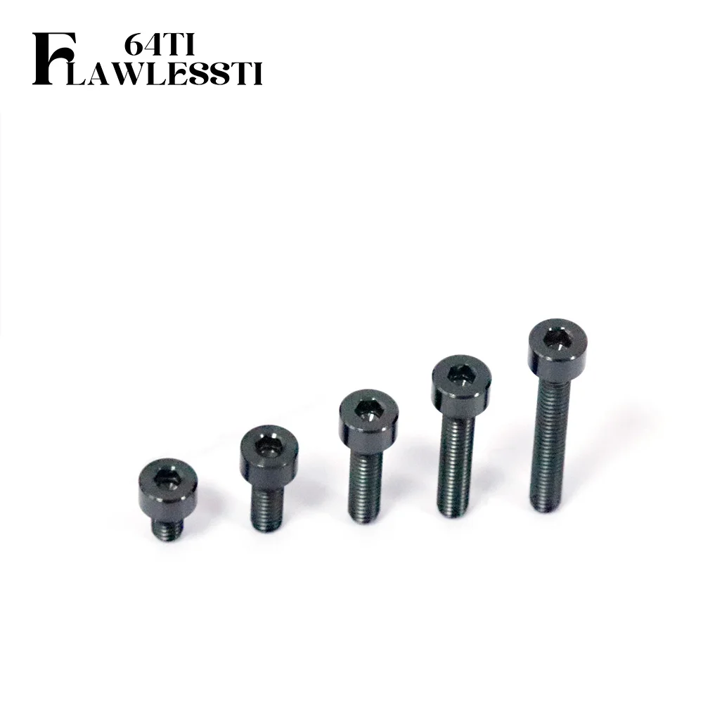 FLAWLESSTI M4×6-25 Gr5 Titanium Bolt ABS Sensor Disc Bolts For Vespa Sprint 150 Primavera 150