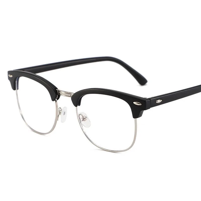Metal Frame Anti-Blue Light Radiation Protective Glasses Female Students Removable Lenses image 6
