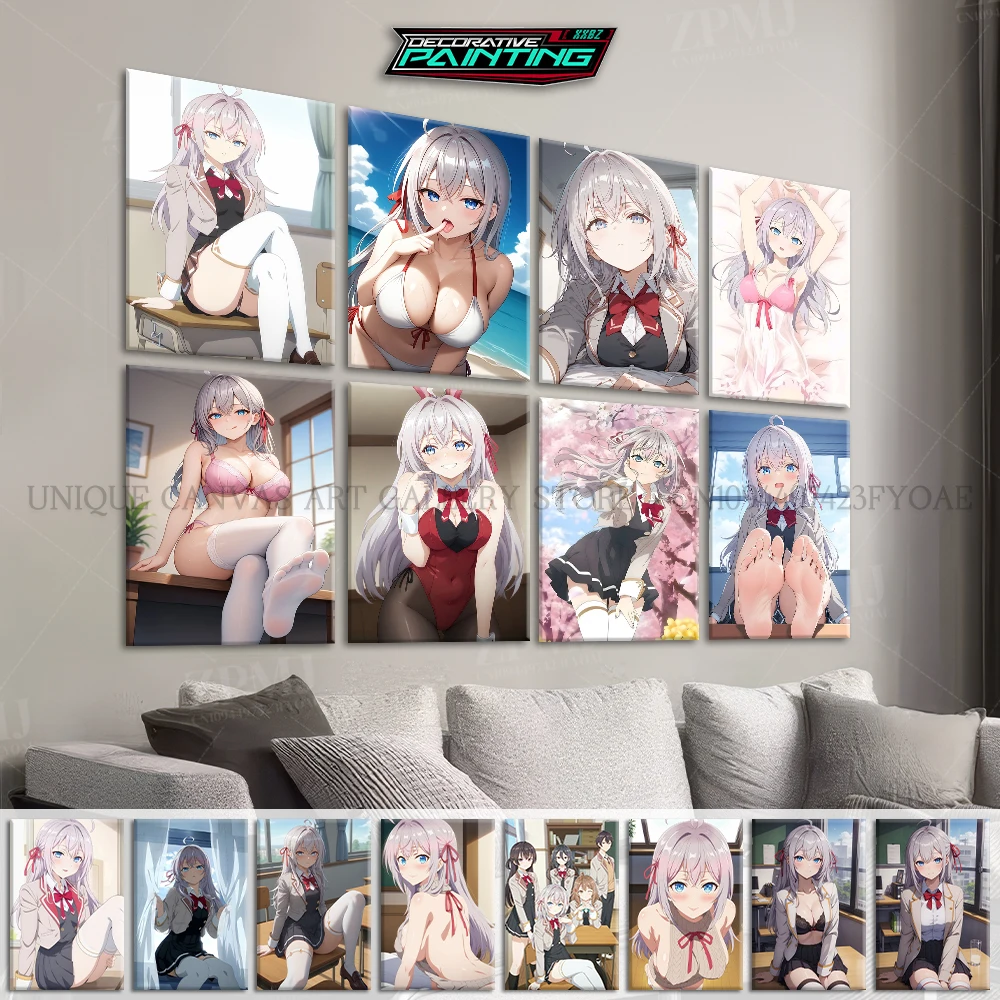 Anime Alya Sometimes Hides Her Feelings in Russian Print Canvas Wall Art Painting Pictures Home Decoration Poster Room No Frame