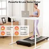 Superun 2-in-1 가정/사무실 2.5 HP 워킹 런닝머신, APP 및 원격 제어 기능이 있는 작은 공간을 위한 미니 런닝머신 2