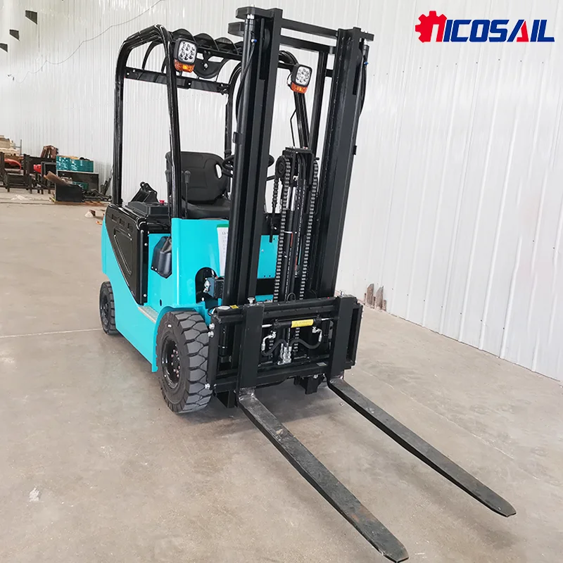 

Free shipping electric forklift 3 tons 1.5 tons CE EPA with forklift locator and side shifter warehouse forklift