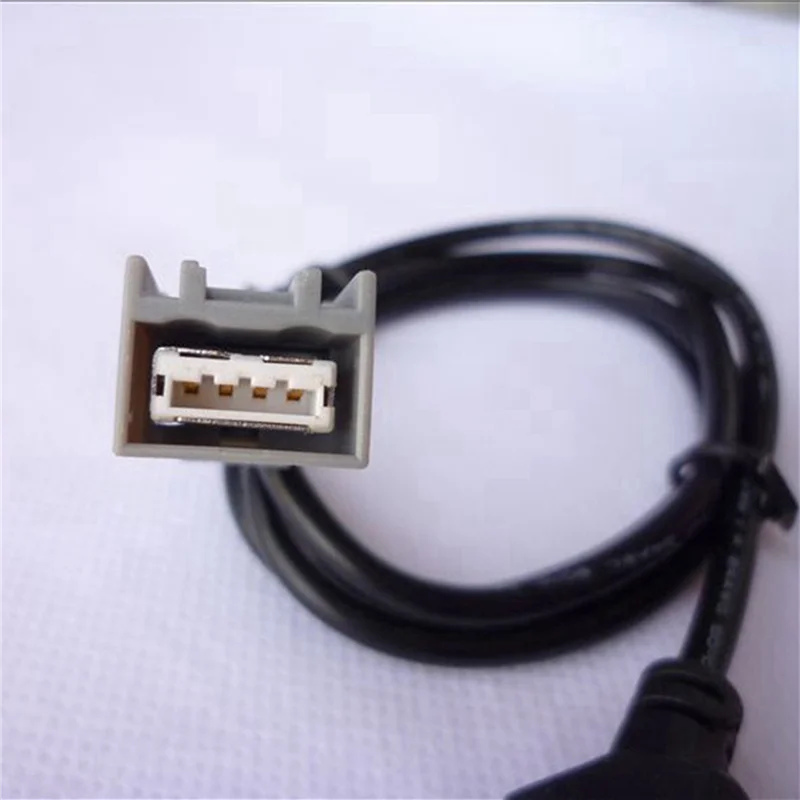 

A68Z 2X автомобильный USB-кабель с гнездом 90 см, адаптер AUX, подходит для Honda Civic CRV Accord 2008+ и далее
