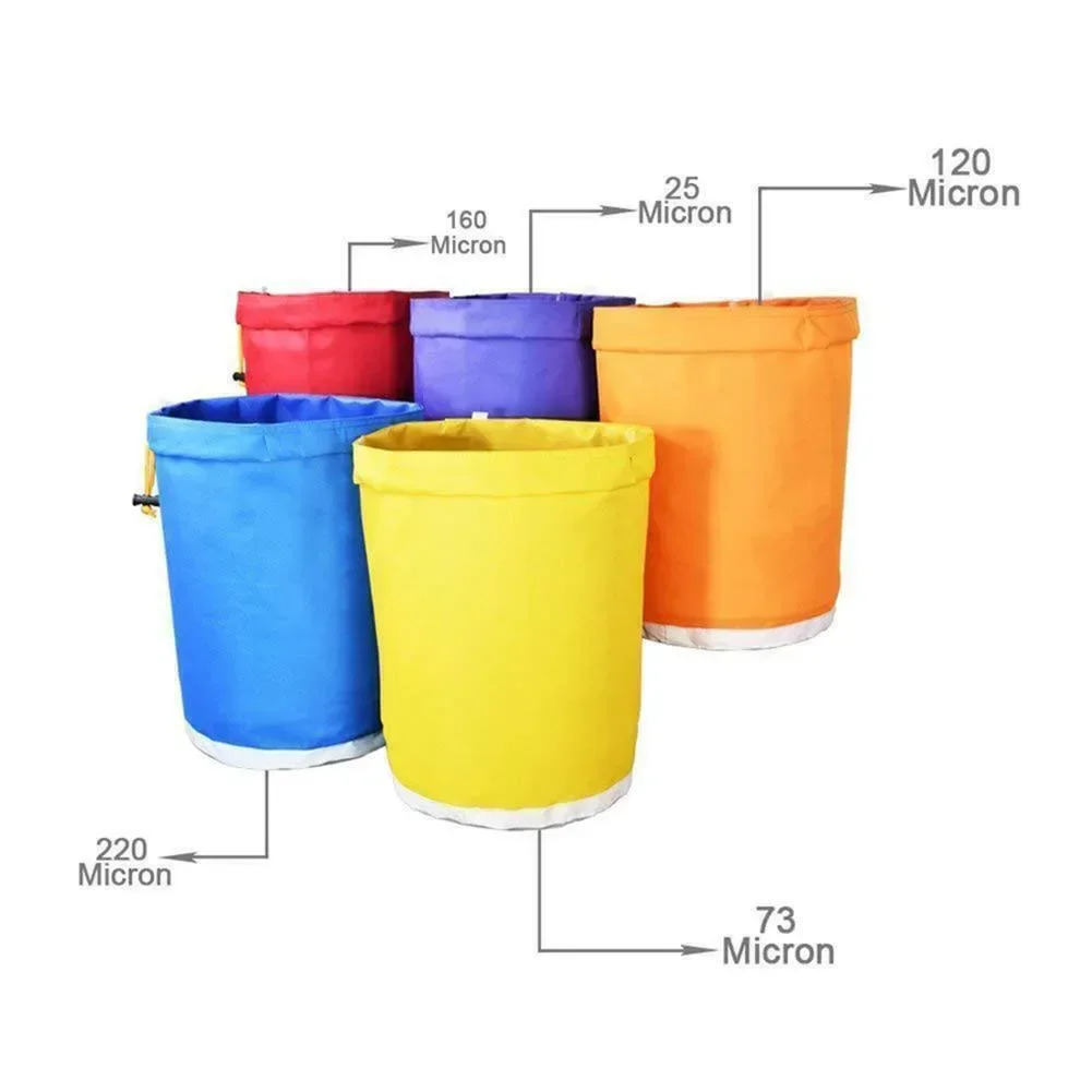 1 Gallon Bags Filter Bubble Bag Nylon Garden Grow Extraction Bags Plant Gallon Bags 600D Composite Fabric Garden