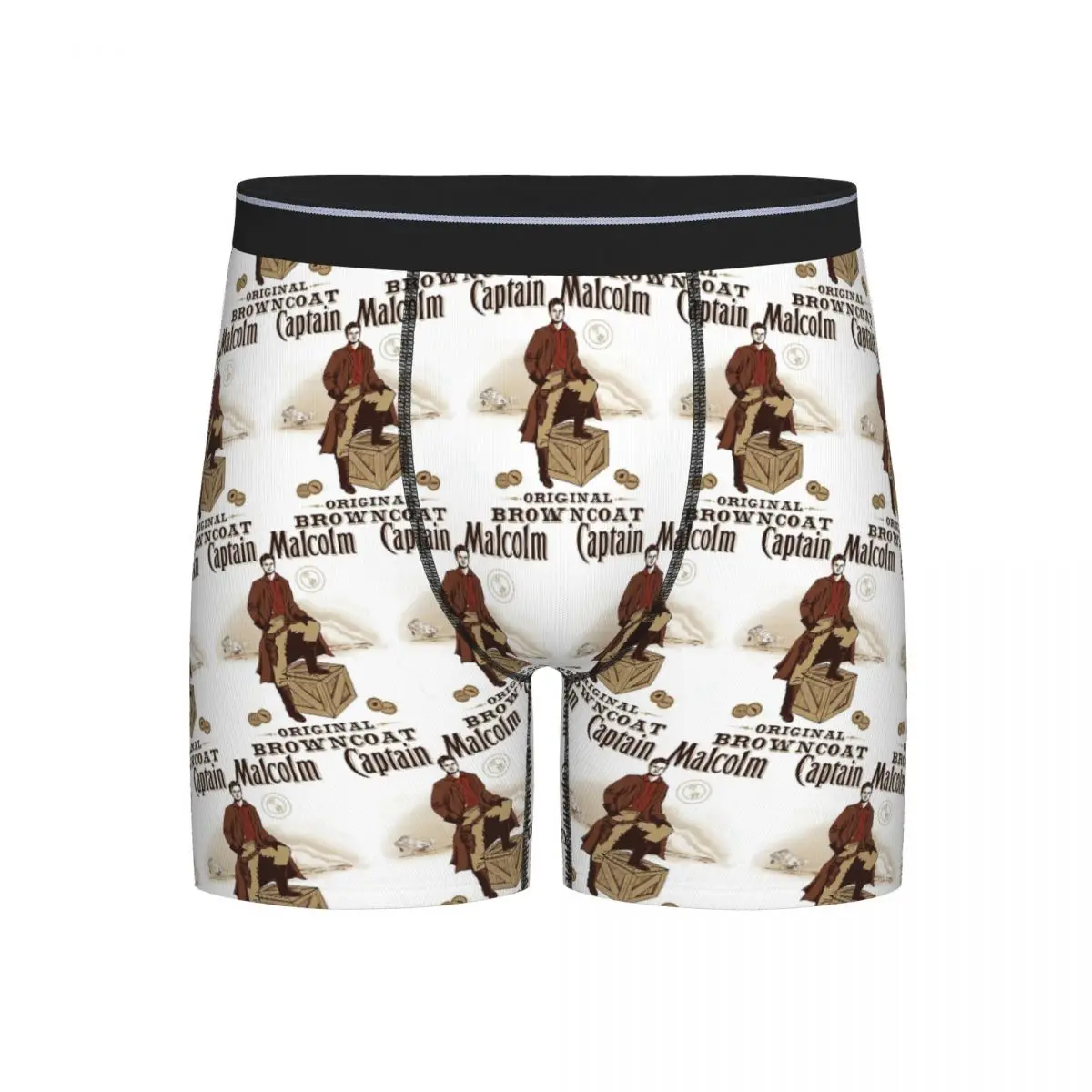 

Long Boxer Underpants Shorts Captain Morgan Panties Men Comfortable Underwear for Homme Man Boyfriend Gifts