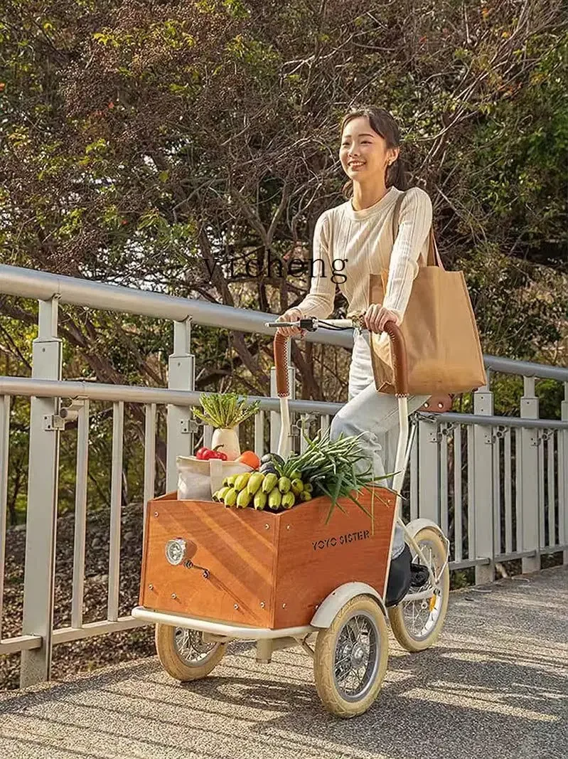 XL Reverse Tricycle Bicycle Pet Stroller Cat Dog Bicycle