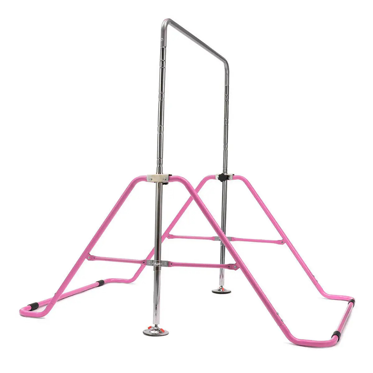 Factory Direct Sale Children Folding Adjustable Colorful Pull Up Horizontal Bar For Gymnastics Playground Home