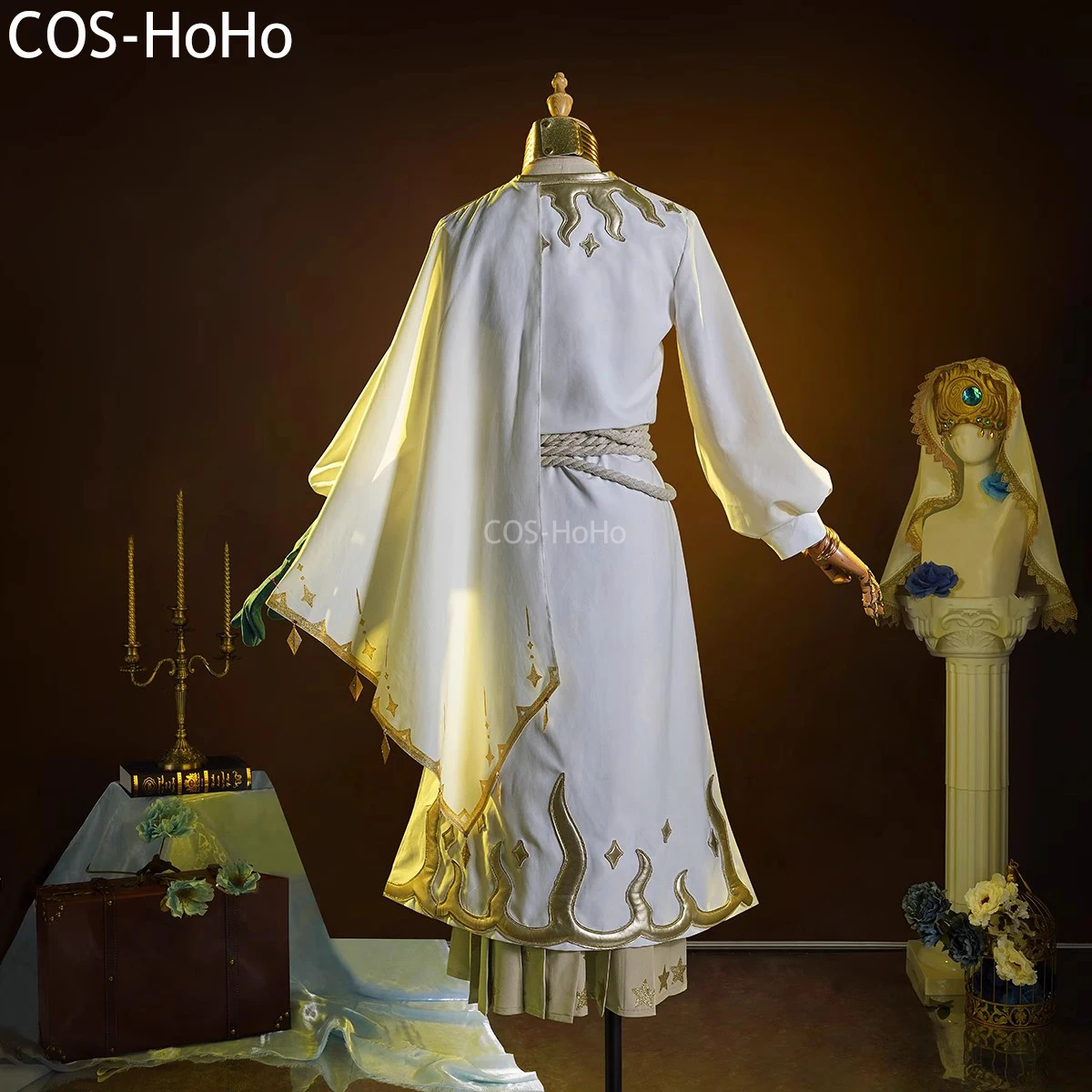 COS-HoHo Identity V Eli Clark Seer Pelle Viola Gioco di Moda Vestito Bello Uniforme Costume Cosplay Halloween Party Outfit