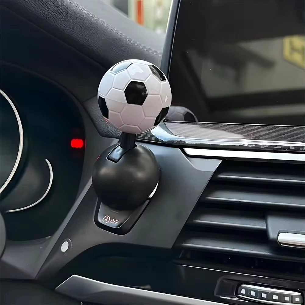 

Funny Football Shape Start Button 1-Touch Button Start Car Start Button Cover Auto Lever Car Adhesive Decorative Accessories