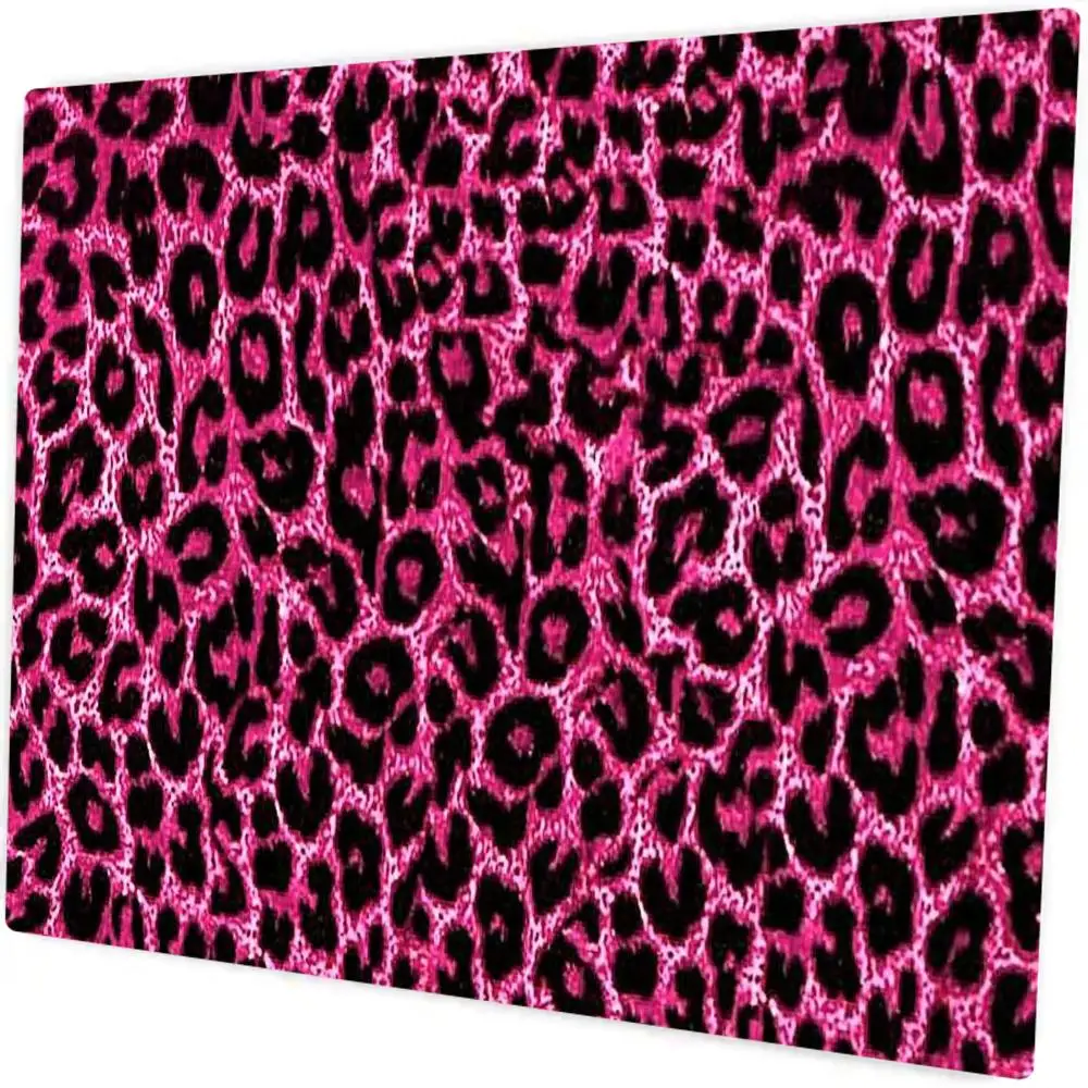 Small Tan Leopard Print Mouse Pad DIY Print Cheetah Pattern mousepad Leopard Animals Cheetah Case Jungle lock edge desk mat XS