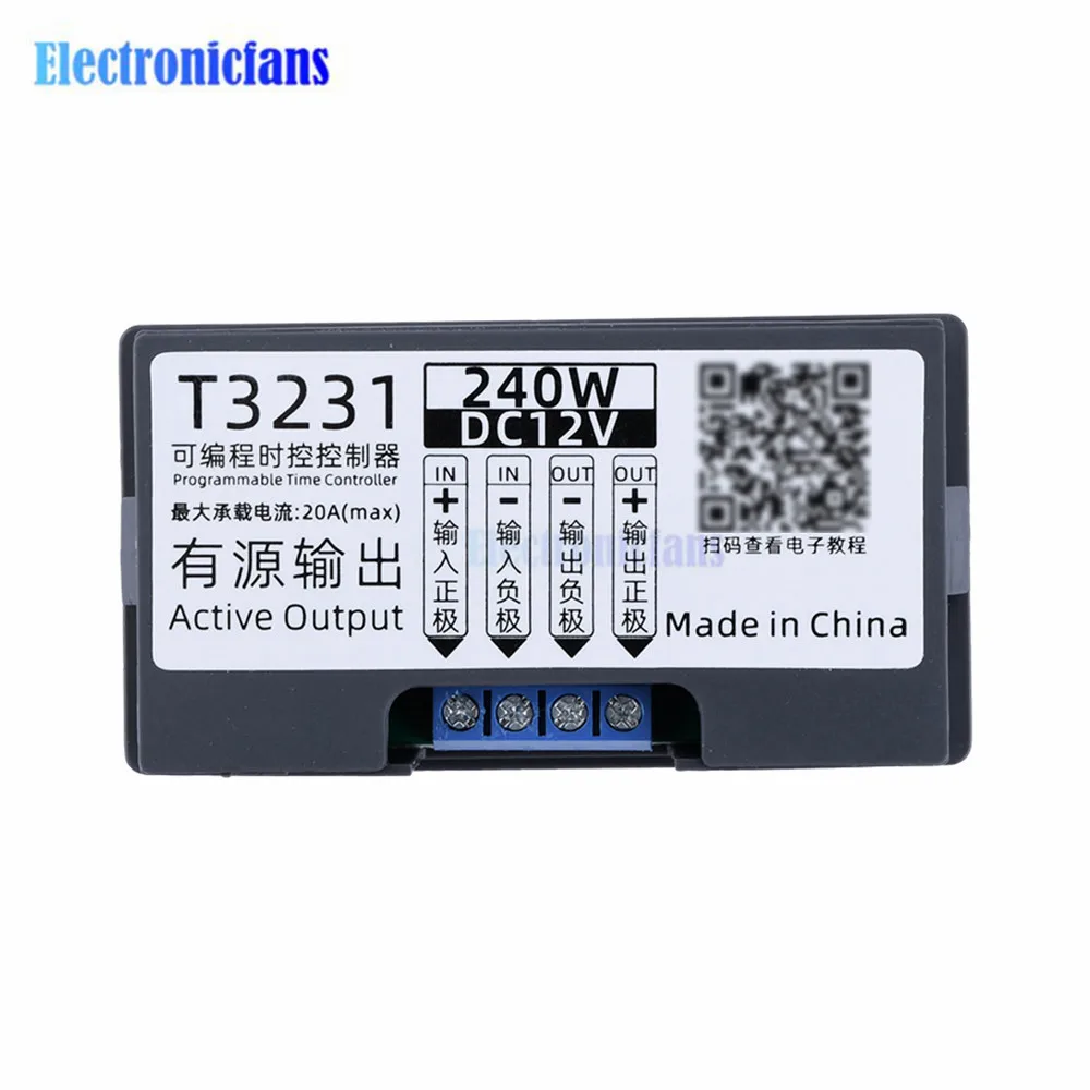 10A AC 110V 220V 12V Zeitrelais-Modul – Programmierbare Zeitverzögerung für Beleuchtung, Wasserpumpen und Motoren – Detail 11